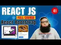 React Tutorial for Beginners React Bootstrap Crash Course Components Guide
