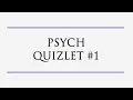 Discovering Psychology - Psych Quizlet