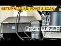 Connect Epson ET-2950 to PC Computer with a USB Print Scan