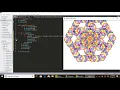 Python Turtle Graphics Rainbow Hexagon
