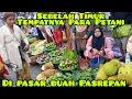 Hari Pasaran selalu Rame Pengunjung di pasar buah Pasrepan kabupaten Pasuruan 