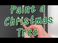 How to paint a Christmas tree
