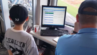 Seth announcing Jordan Rodgers Rome Braves game