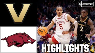 Vanderbilt Commodores vs Arkansas Razorbacks SEC Tournament Final ESPN College Basketball