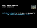 Lord Huron - Ends of the Earth (Karaoke)