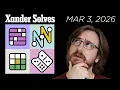 March 3rd 2026 NYT Daily Puzzles Connections Strands Wordle Pips Xander Solves