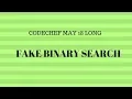 CODECHEF FAKEBS May 2018 Long Challenge