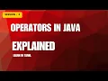 Session 3 Operators in Java QA Mastery