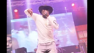 seriki busts crowd brain with his rap punch line at felabration 2018
