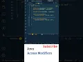 Telugu Java Tutorial Access Modifiers Java Java OOPs Java Tutorial For Beginners in Telugu OOPs