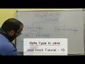 Data types in Java in Hindi - 10 Java tutorial point