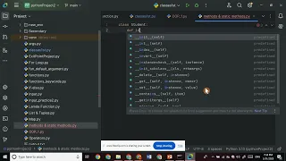 OOP in Python Methods Static Methods Python Tutorials data Science Machine learning Ai