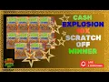 CASH EXPLOSION 10X SCRATCH OFF WINNER Ohio Lottery Tickets