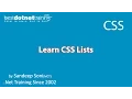 CSS Tutorial for Beginners How to create List and Tables in CSS