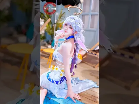 Robin So Cute Summeretto Skin ❤️😍 Honkai Star Rail Cosplay #shorts