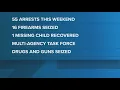 MSTF weekend update Over 50 arrests made missing minor recovered