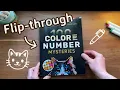 100 Color by Number Mysteries Flipthrough Black-Background Edition