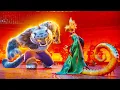 Chameleon Vs Tai Lung Fight Scene KUNG FU PANDA 4 2024 Movie CLIP
