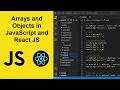 How to use Arrays and Objects in JavaScript ReactJS Spread Operator Array-Object Destructuring