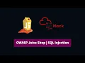Broken Authentication and SQL Injection OWASP Juice Shop TryHackMe