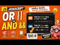 JavaScript OR vs AND Operators Deep Dive Truthy Falsy Interview Tricks IT WALA HINDI