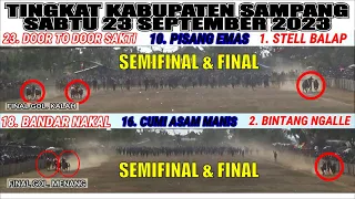 Download SEMI DAN FINAL TINGKAT KABUPATEN SAMPANG | KETAPANG 23 SEPTEMBER 2023 | Tappor kelap MP3