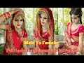 Nose Piercing ll Bridal Makeup Of Boy At Parlour ll Best Male To Female Wedding Makeup
