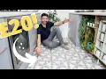 BUDGET KITCHEN FLOOR MAKEOVER USING HOME BARGAINS PEEL STICK VINYL TILES 20 MR CARRINGTON