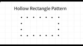 Hollow Rectangle Pattern