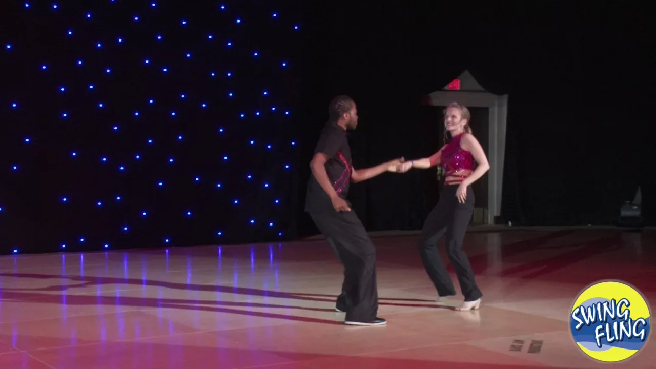 Swing Fling 2016 Pro Am Spotlight Liz Stepansky with Markus Smith