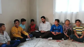 نور ملأ القلب ففاض بحب كتاب الله مع مصطفى شلحاوي   أنور الأحمد   مصطفى عيشة  وطلاب دار القرآن الكريم دندنها