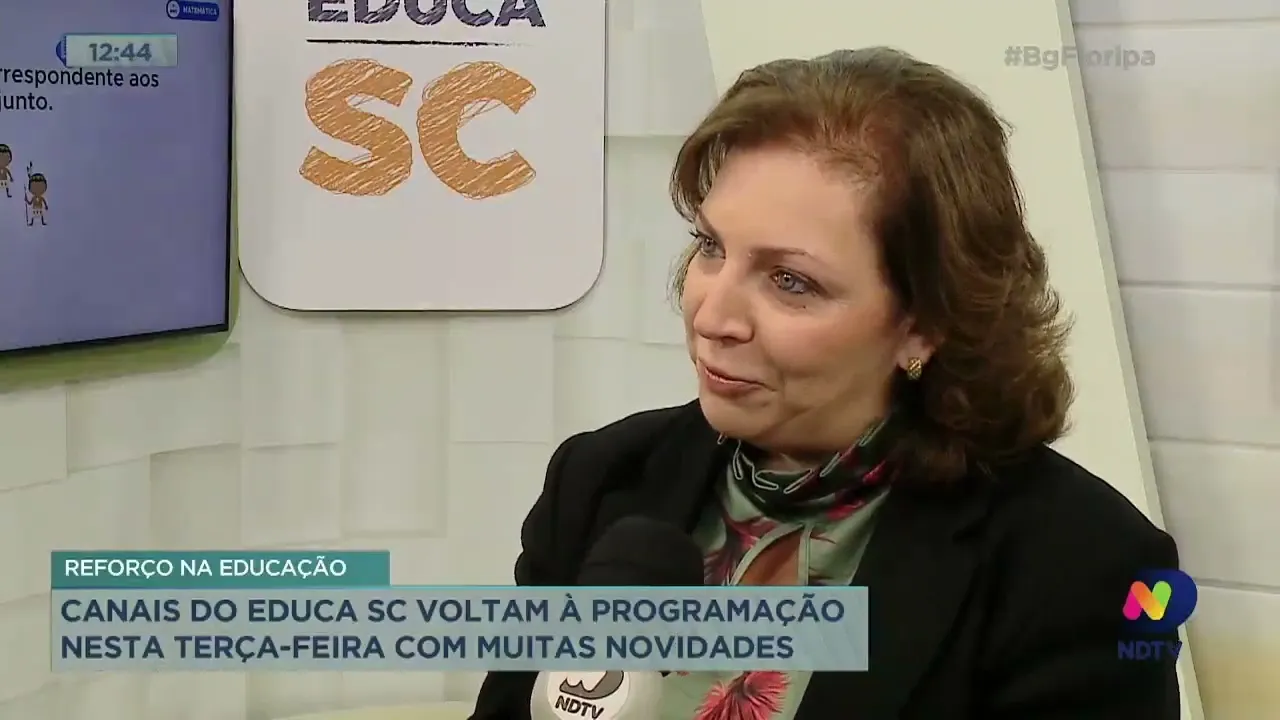 Canais do Educa SC voltam à programação nesta terça-feira com muitas novidades