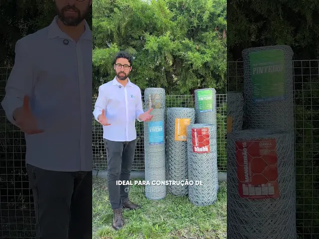 Vídeo do produto - Tela Hexagonal Pinteiro - Fio 22 - 0,71mm - Malha 2,5cm - Rolo 50m