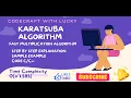Karatsuba Algorithm Explained Fast Multiplication CodeCraft With Lucky