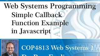 Web Programming - Simple Introduction to Callback Functions