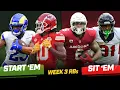 Start Em Sit Em RBs Week 3