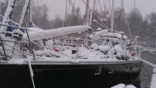 WINTER Living on a 55′ Sailboat!! Ep 31 Sailing SV Bohemian