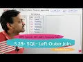 5 28 - SQL Left Outer join SQL Online Free Course Microsoft Sql Server Learn Sql Sql Tutorial