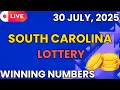 South Carolina Midday Lottery Results For - 30 Jul 2025