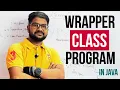 Library Classes Program based on wrapper class Day 3 ICSE JAVA