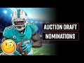 Auction Draft Nomination Strategy Fantasy Football Salary Cap Drafts