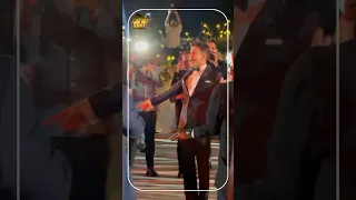 صاحبي يا صاحبي دخلة هشام جمال و أصدقائه في حفل زفافه على ليلى زاهر  صاحبي يا صاحبي دخلة هشام جمال و أصدقائه في حفل زفافه على ليلى زاهر