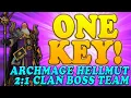 ONE KEY Archmage Hellmut 2 1 Clan Boss Team Raid Shadow Legends