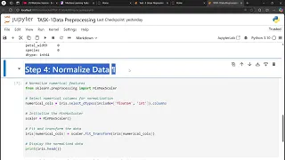 TechnoHacks EduTech Task 1 - Data Preprocessing Machine Learning Internship