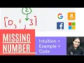 Leetcode 268 Missing Number Intuition Example Code