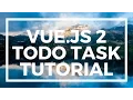 Vue js Todo Task List App Tutorial