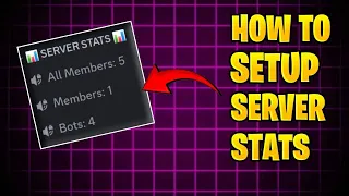 How to Setup Server Stats in Discord Member Counter Tutorial 2025