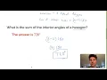 Interior Angles of Hexagon