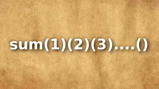 JavaScript Currying - Interview questions