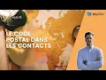 Nouveaute MyClic le code postal dans les contacts